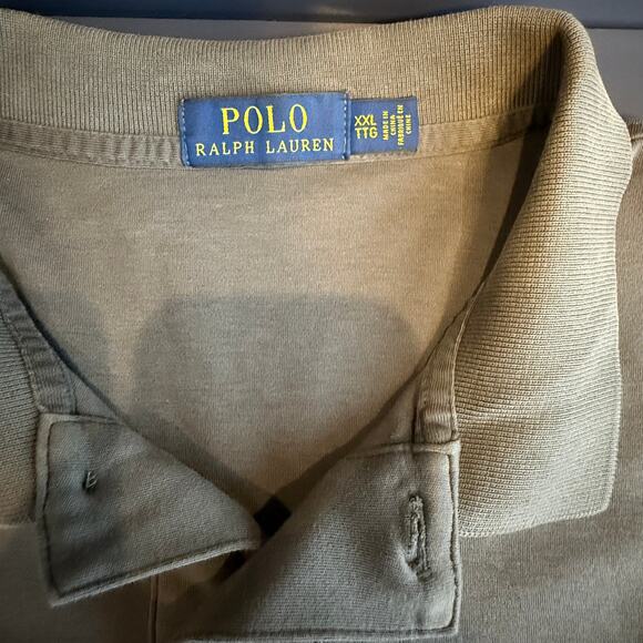 Polo Ralph Lauren Men’s Polo Shirt XXL Gray Short Sleeve Pony Logo Classic Fit - Picture 2 of 5